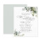 Budget Elegant Rustic Greenery Wedding Invitation