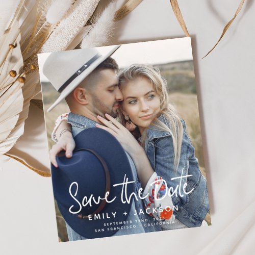 Budget Elegant Save the Date Photo