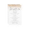 Budget Elegant Script Gold Glitter Wedding Menu