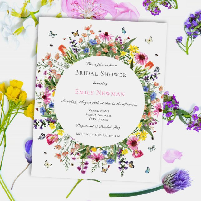 Budget Elegant Wildflower Floral Bridal Shower (Creator Uploaded)