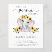 Budget Elephant Sunflowers Baby Girl Shower (Front)