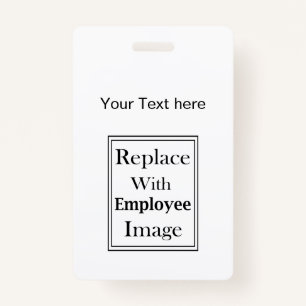 Budget Employee Name Badges Template