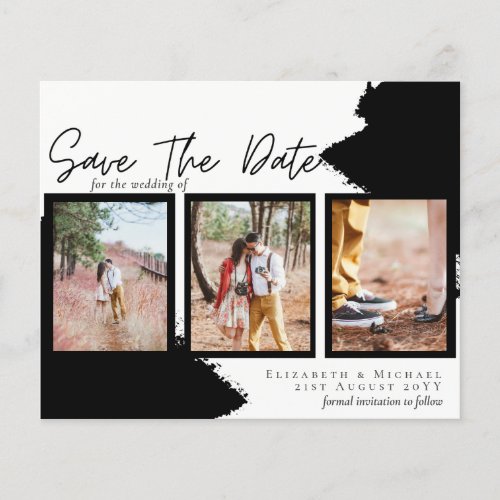 BUDGET Engagement Photo SAVE the DATE Template