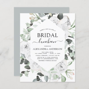 Budget Eucalyptus Bridal Shower Luncheon Floral