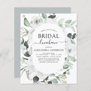 Budget Eucalyptus Bridal Shower Luncheon Floral