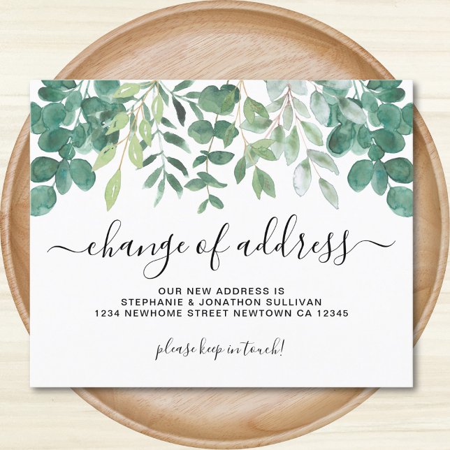 Budget Eucalyptus Change of Address Announcement (Creator Uploaded)