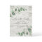 budget eucalyptus foliage white wood Save The Date