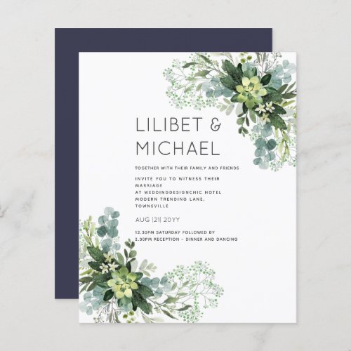 BUDGET  Eucalyptus Greenery Foliage Wedding