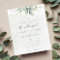 Budget Eucalyptus Greenery Wedding Invitation