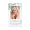 Budget Eucalyptus Photo Memorial Prayer Card