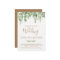 Budget Eucalyptus QR Code Wedding Invitation