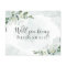 BUDGET Eucalyptus Will You be My Bridesmaid? Card