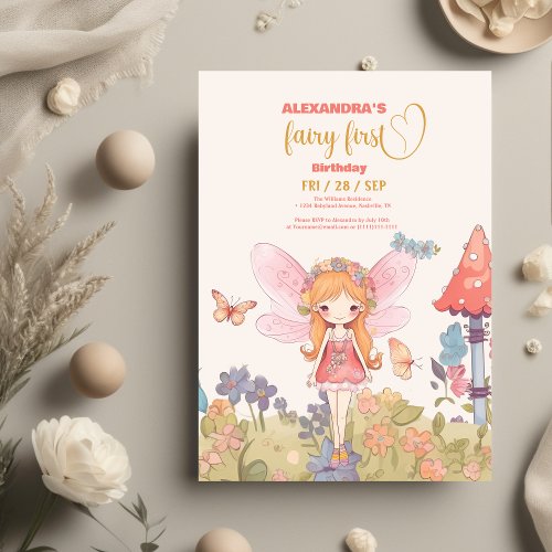 Budget Fairy First Enchanted Woodland 1st Birthday