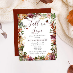 Budget Fall in Love Autumn Bridal Shower