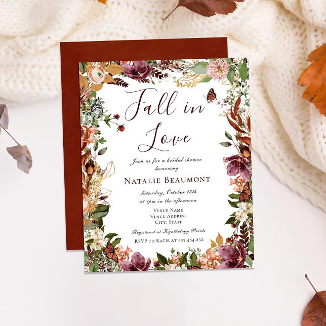 Budget Fall in Love Autumn Bridal Shower (Creator Uploaded)