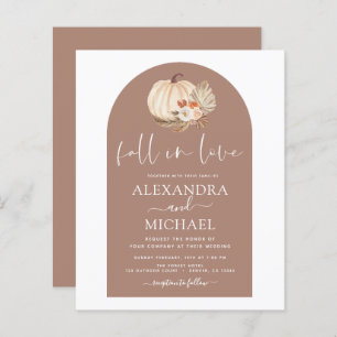 Budget Fall in Love Wedding Terracotta
