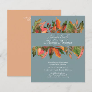 BUDGET Fall Leaves Wedding