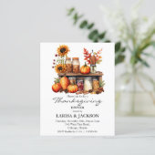 Budget Fall Richness Thanksgiving Invitation (Standing Front)