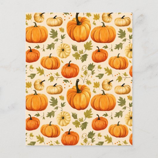 Budget Fall Richness Thanksgiving Invitation (Back)