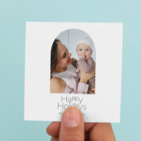 Budget family photo winter holidays square