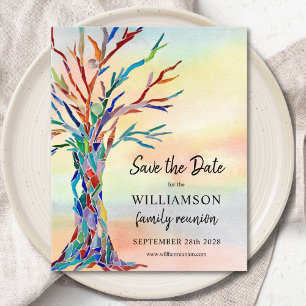 Budget Family Reunion Save The Date Flyer