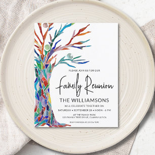 Budget Family Tree Family Reunion Invitation