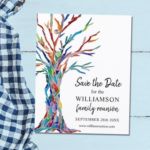 Budget Family Tree Family Reunion Save the Date