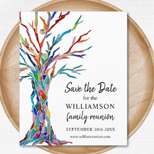 Budget Family Tree Family Reunion Save the Date