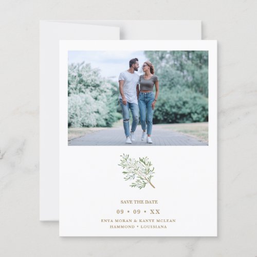 Budget Fancy Botanical Branches Photo Couple