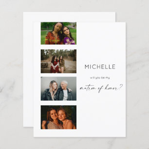 Budget Filmstrip Be My Matron of Honor Multi Photo