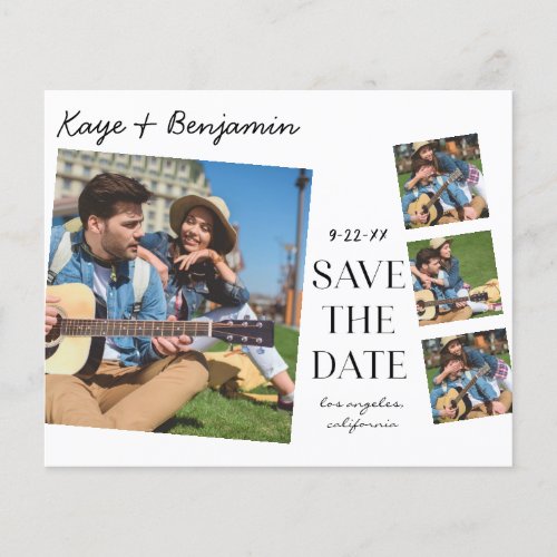 Budget Filmstrip Save the Date Multi Photo Flyer