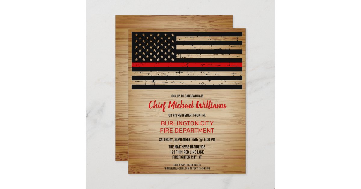 Budget Fire Department Firefighter Retirement | Zazzle