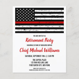 Budget Fire Department Firefighter Retirement Card | Zazzle