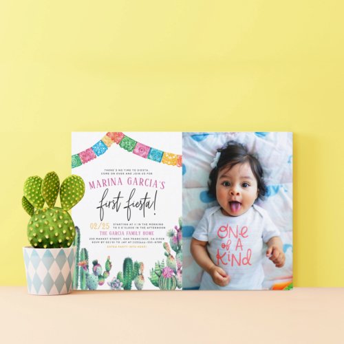 Budget First Fiesta Cute Girl Birthday Party Photo