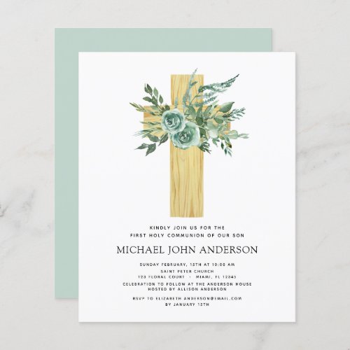 Budget First Holy Communion Greenery Eucalyptus