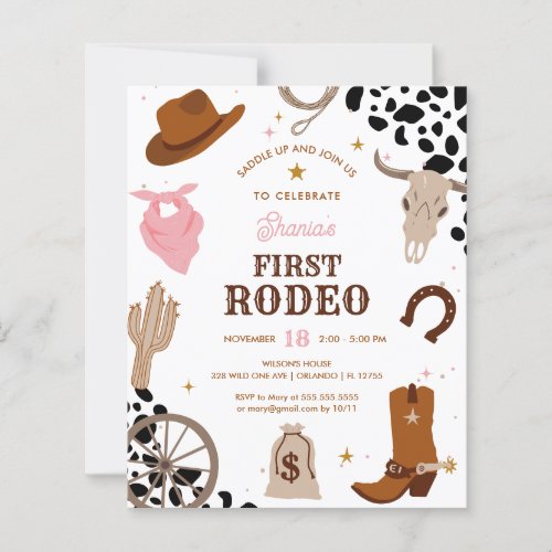 Budget First Rodeo Wild West Girl 1st Birthday