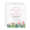Budget Flamingos Tropical Bridal Shower Invitation