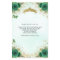 Budget Floral Emerald Green Glam Gold Quinceañera