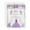 Budget Floral Purple Silver Charra Quinceanera