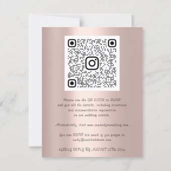Budget Floral QR Code Rose Green Marsala Blush | Zazzle