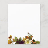 Budget floral virtual bridal shower invitation (Back)
