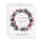 BUDGET floral winter Christmas wedding save date