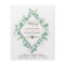 Budget FLYER Paper Greenery Eucalyptus Wedding 