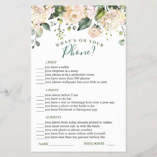 Budget FLYER PAPER Pink Blush Flowers Game