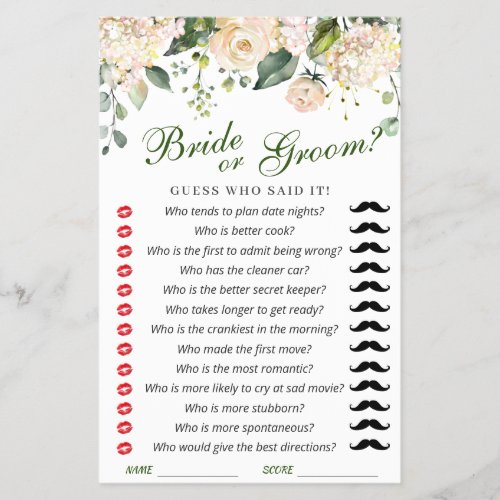 Budget FLYER PAPER Pink Blush Flowers Game