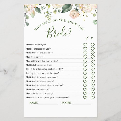 Budget FLYER PAPER Pink Blush Flowers Game