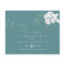 BUDGET FLYER Wedding Save the Date Sage Rose