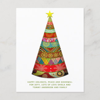 Budget Folk Art Christmas Card Decorative