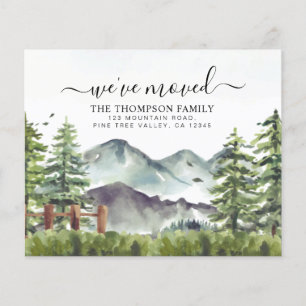 BUDGET Forest Mountain We've Moved New Home Moving