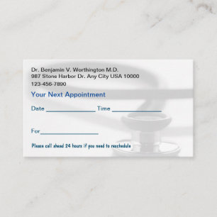Budget Friendly Bulk Medical Appointment Cards
